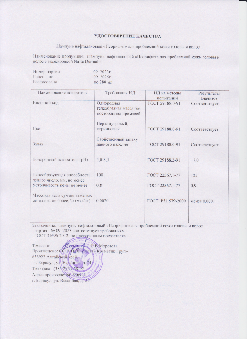 Паспорт №092023
